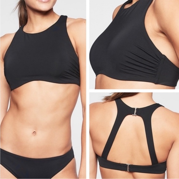 NWOT Athleta Maldives High Neck Bikini Top Size S 32D/DD - Picture 1 of 9